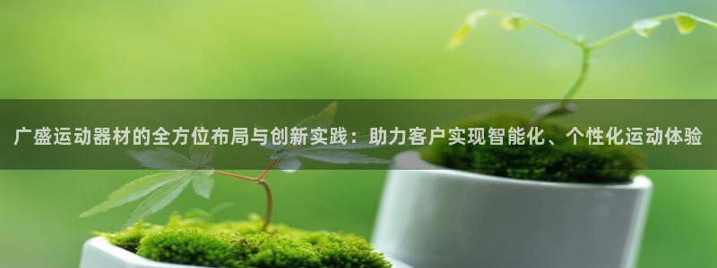 意昂平台体育：广盛运动器材的全方位布局与创新实践：助力客户实