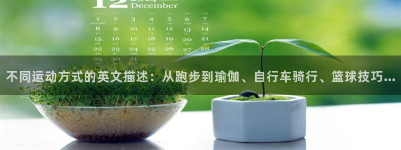 凯捷体育集团logo：不同运动方式的英文描述：从跑步