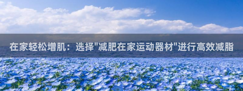 德国凯捷体育集团：在家轻松增肌：选择\