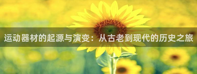 海南凯捷体育发展怎么样：运动器材的起源与演变：从古老