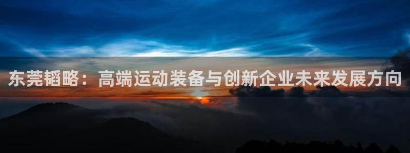 凯捷体育平台注册要钱吗安全吗：东莞韬略：高端运动装备与创新企